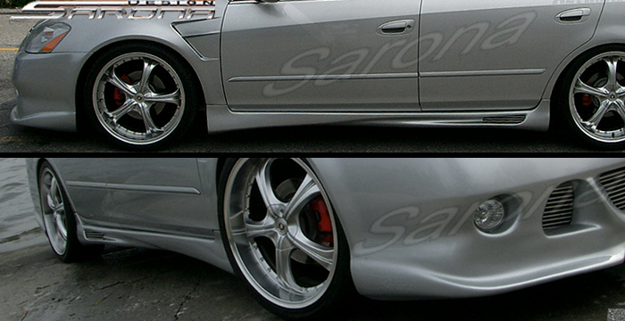 Custom Nissan Altima Side Skirts  Sedan (2002 - 2006) - $475.00 (Part #NS-003-SS)